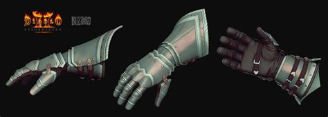 Artstation Diablo 2 Gauntlet Cursor Matt Taylor Diablo Ii Armor