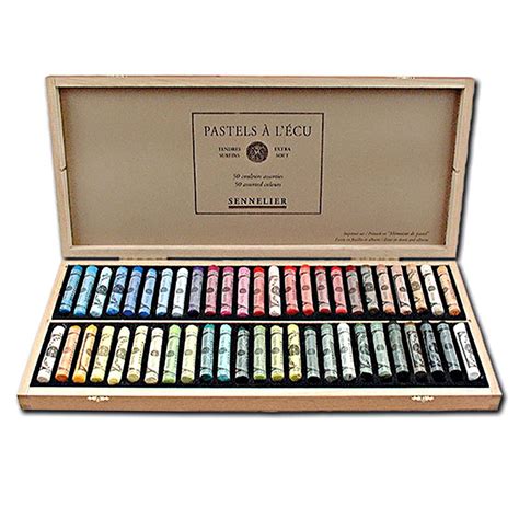 Sennelier Extra Soft Pastel Standard Wood Box Set Assorted Colors Set