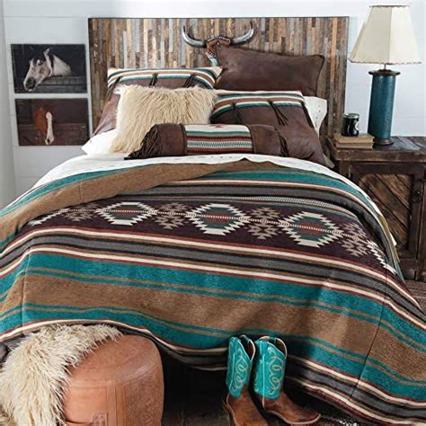 If you are looking for western bedroom sets you've come to the right place. Rod's Southwestern Diamond Comforter Set Queen in 2020 ...
