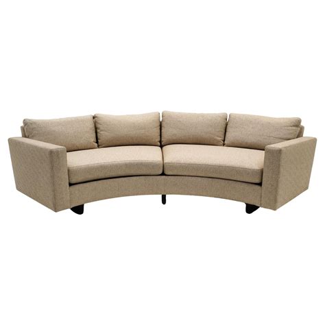 Curved Clip Sofa By Ransom Culler For Thayer Coggin Newer Production