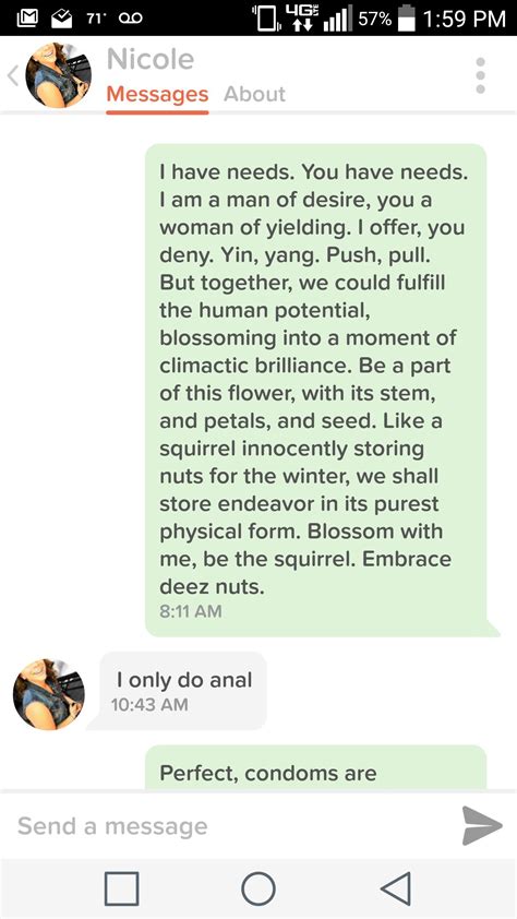 I Only Do Anal Tinder
