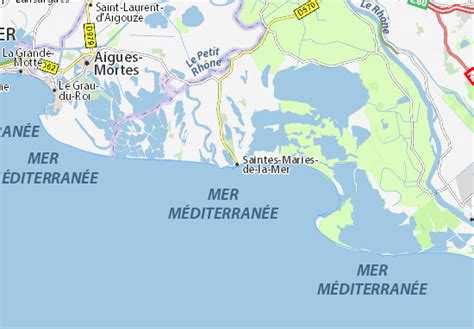 Mappa Michelin Saintes Maries De La Mer Pinatina Di Saintes Maries De