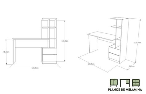 Plano de planta de color arquitectónico. Plano de escritorio melamina | Planos de muebles, Planos ...