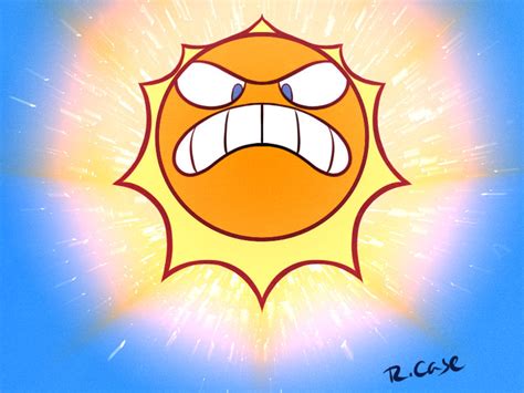 Angry Sun By Rongs1234 On Deviantart