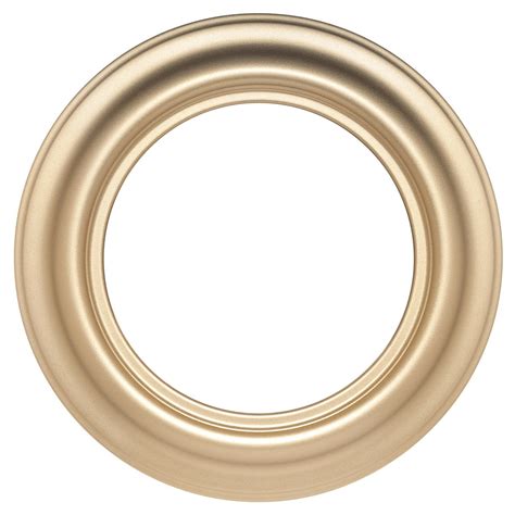Round Frame In Gold Spray Finish Simple Gold Picture Frames