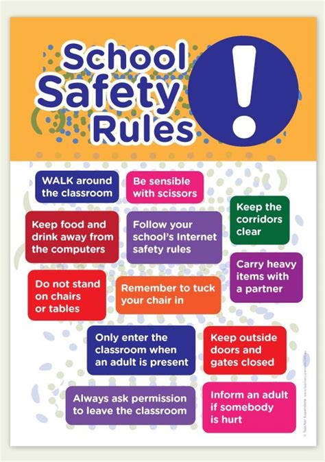 School Safety Rules Are Very Important For Children As Well As Teachers