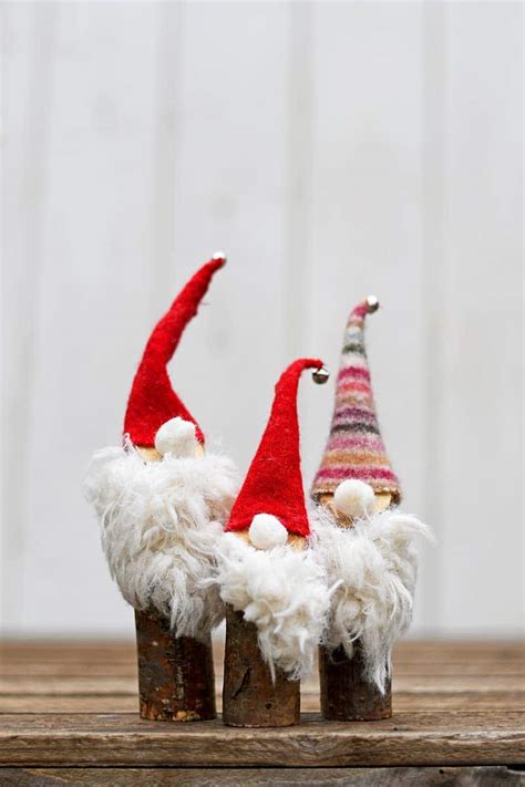 Super Easy To Make Cute Norwegian Christmas Gnomes Pillar Box Blue