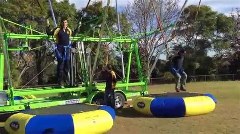 Planet Entertainment Bungee Trampoline Extreme With Tg Youtube