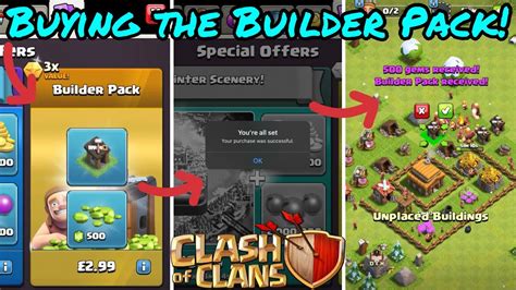 Buying The Builder Pack In Clash Of Clans Youtube