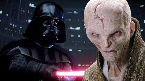 Star Wars The Last Jedi Snokes Ring Has A Connection To Darth Vader