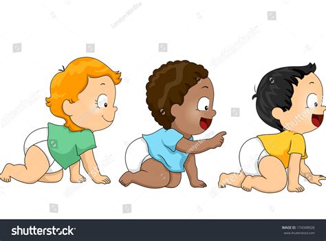634 Baby Crawling Clipart Royalty Free Images Stock Photos And Pictures