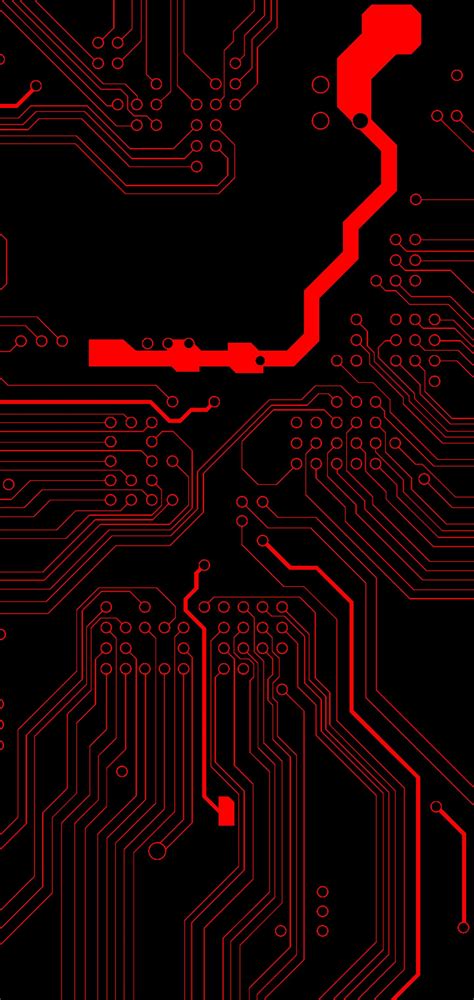 Red Circuit Wallpapers Top Free Red Circuit Backgrounds Wallpaperaccess