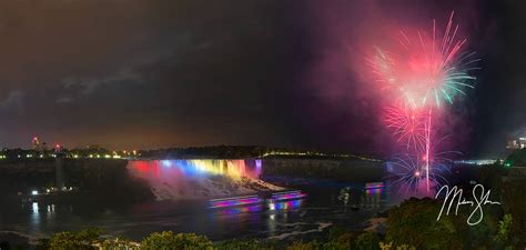 Niagara Falls Fireworks Niagara Falls Ontario Canada Mickey