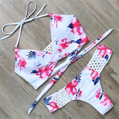 Rxrxcoco Hot Swimwear Bandage Bikini 2018 Sexy Beach Swimwear Women Swimsuit Bathing Suit