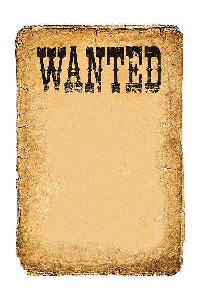 Royalty Free Empty Wild West Wanted Poster Background Pictures, Images ...