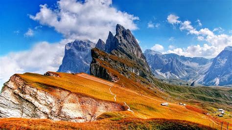 Trentino Lugares Dolomites Mountains Of Italy Photo