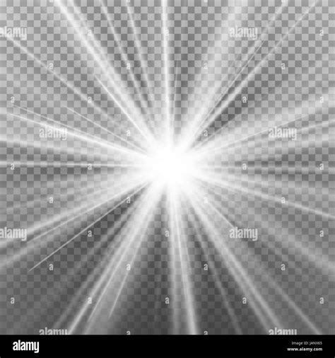 Light Beam Rays Vector Light Effect Vector Rays Burst Lightisolated