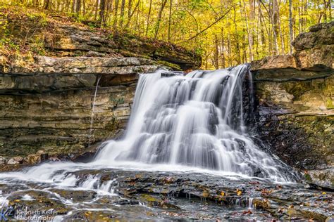 Indiana Gallery Mccormicks Creek Waterfall Autumn Waterfall State