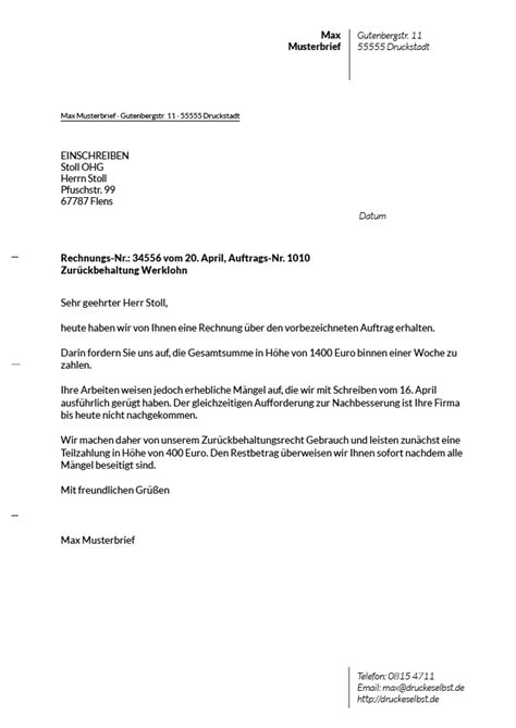 Eine fristsetzung nach § 364b ao kann nur gegenüber einem einspruchsführer, nicht gegenüber einem hinzugezogenen (§ 360 ao). Drucke selbst! Musterbriefe für Mängelrüge ...