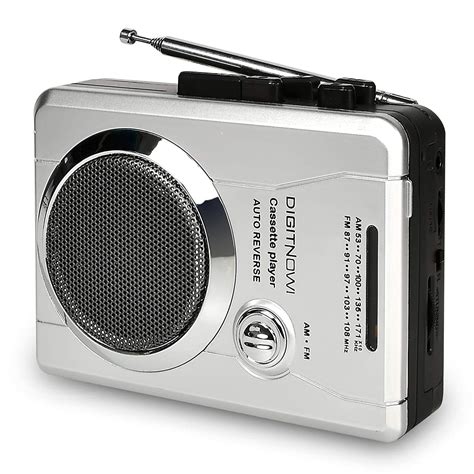 Digitnow Am Fm Portable Pocket Radio And Voice Audio Cassette Player Recorder Personal Audio
