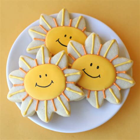 Glorious Treats Happy Sunshine Cookies Cookie Decorating