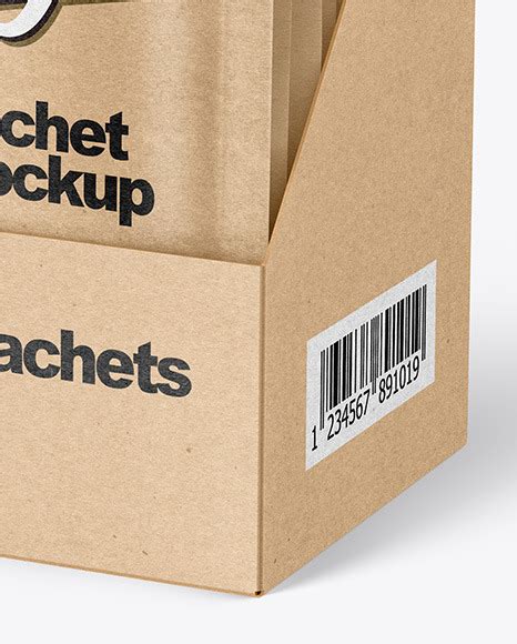 Download Download Kraft Paper Box With Glossy Sachet Mockup Yellowimages - PSD Mockups | Free Design And ...