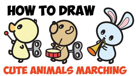 Cute animal drawings easy step by step for kids. Draw Cute Baby Animals Archives - How to Draw Step by Step ...