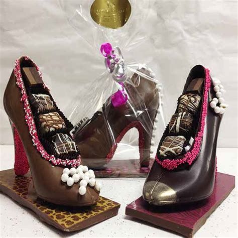 Designer Chocolate High Heel Shoe