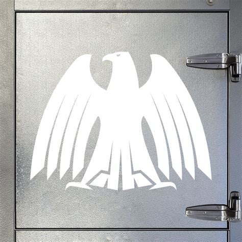Simple Color Vinyl German Eagle Design Stickers Factory