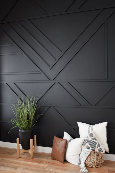 Black Accent Walls Diy Accent Wall Accent Walls In Living Room Black