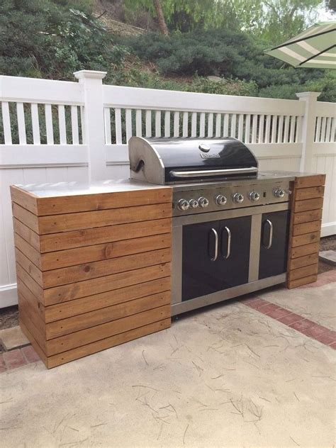 Amazing Diy Grill And Bbq Island Plans Housenliving Outdoor Kitchen Modern Des