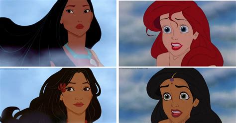 If Disney Princesses Were A Different Race Disney Films Disney