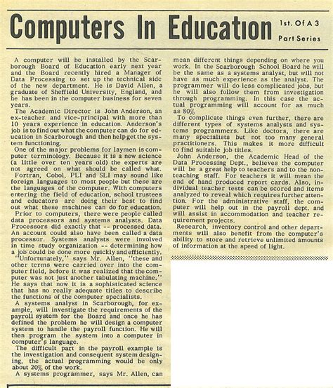 Scarborough Newspaper Articles 1960 - 1995: 1967 ...
