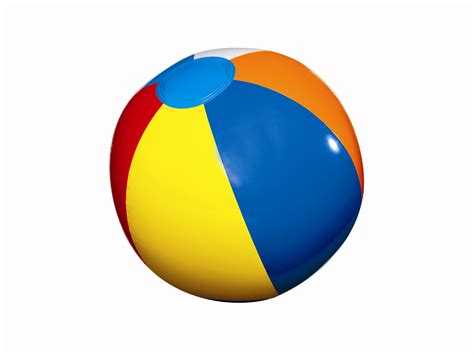 Beach Ball Cartoon Clipart Woman Playing Beach Ball Vector Illustration Dengan Santai