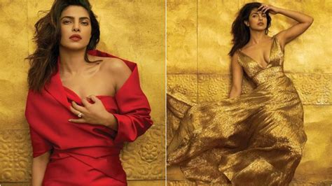 Priyanka Chopra Sexy Photo Sexy Priyanka Chopra Jonas Looks Stunning In Red Hot Dress In This