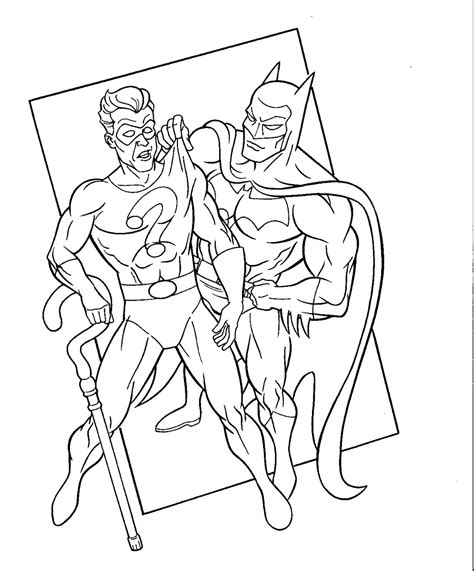 Riddler Coloring Pages at GetDrawings | Free download
