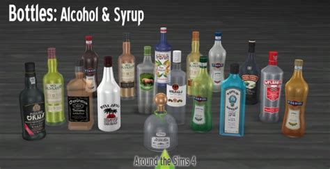 Around The Sims 4 Syrup Drinks • Sims 4 Downloads