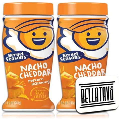 Nacho Cheese Popcorn Seasoning Bundle Includes Two 85 Oz Kernel