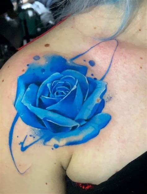 Blue Rose Tattoos Meanings Tattoo Designs And Placement