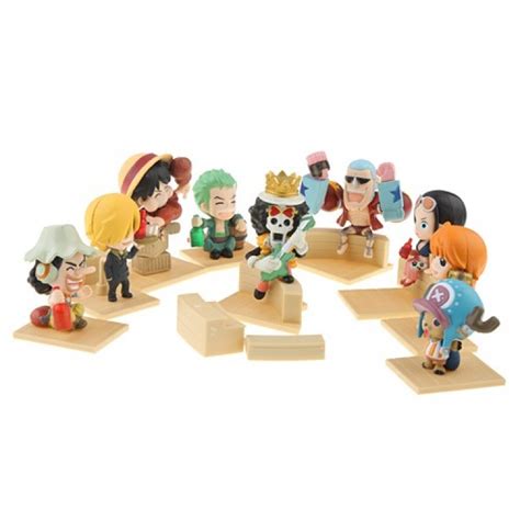 9pcs One Piece Mini Action Figure Set Free Shipping