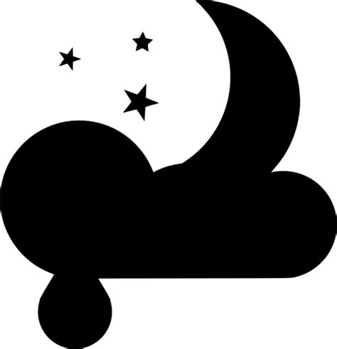 Svg Clouds Moon Night Free Svg Image And Icon Svg Silh