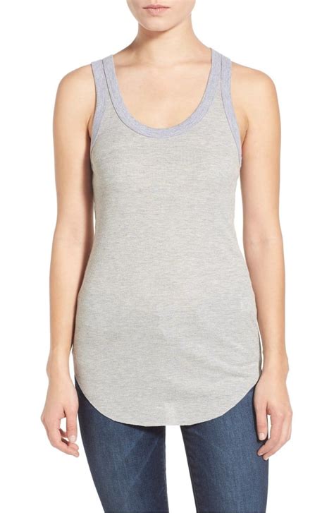 Treasure And Bond Ribbed Racerback Tank Nordstrom Fashion Clothes