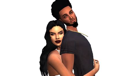 The Sims 4 Create A Sim Interracial Couple Group Collab Youtube