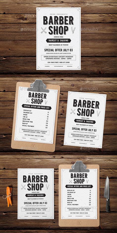 Barbershop Menu Ideas Barber Shop Barber Shop Decor Barbershop Design
