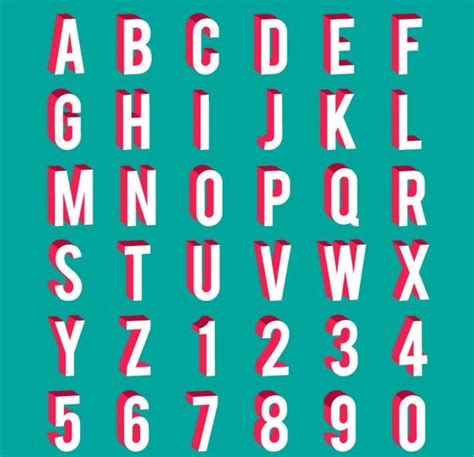They tend to be very creative, intuitive, intellectual and magnetic. Alphabet Numbers Concept - Oppidan Library