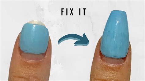 How To Fix Broken Polygel Nail Youtube
