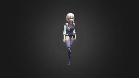 Lucy Kushinada Cyberpunk Edgerunners 3d Model By 3degeneratecontent
