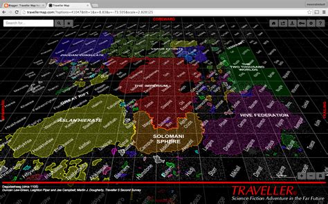 Traveller Steel World Map