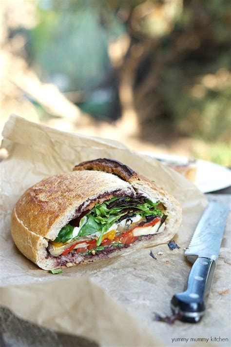 This Vegetarian And Vegan Stuffed Muffaletta Sandwich Is Perfect For