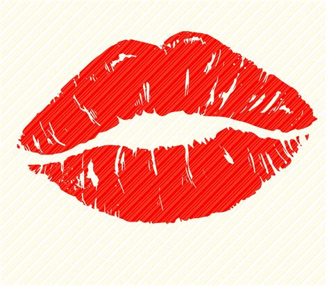 Lip Print Svg Valentines Day Svg Red Lips Svg Etsy